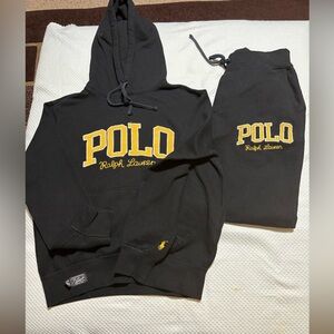 Polo by Ralph Lauren Black Sweatsuit.